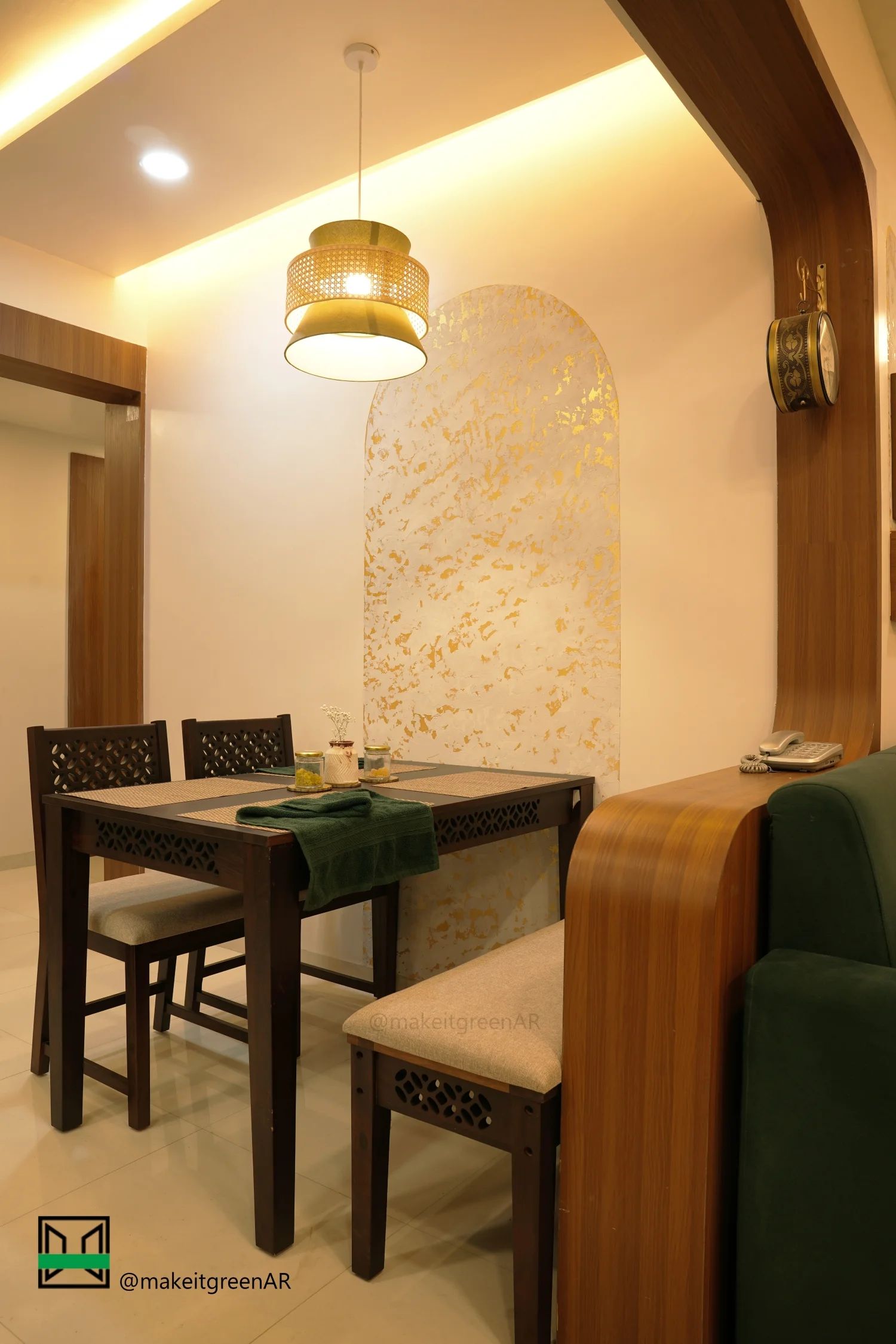 Dining Area, Chandwadkar Residence