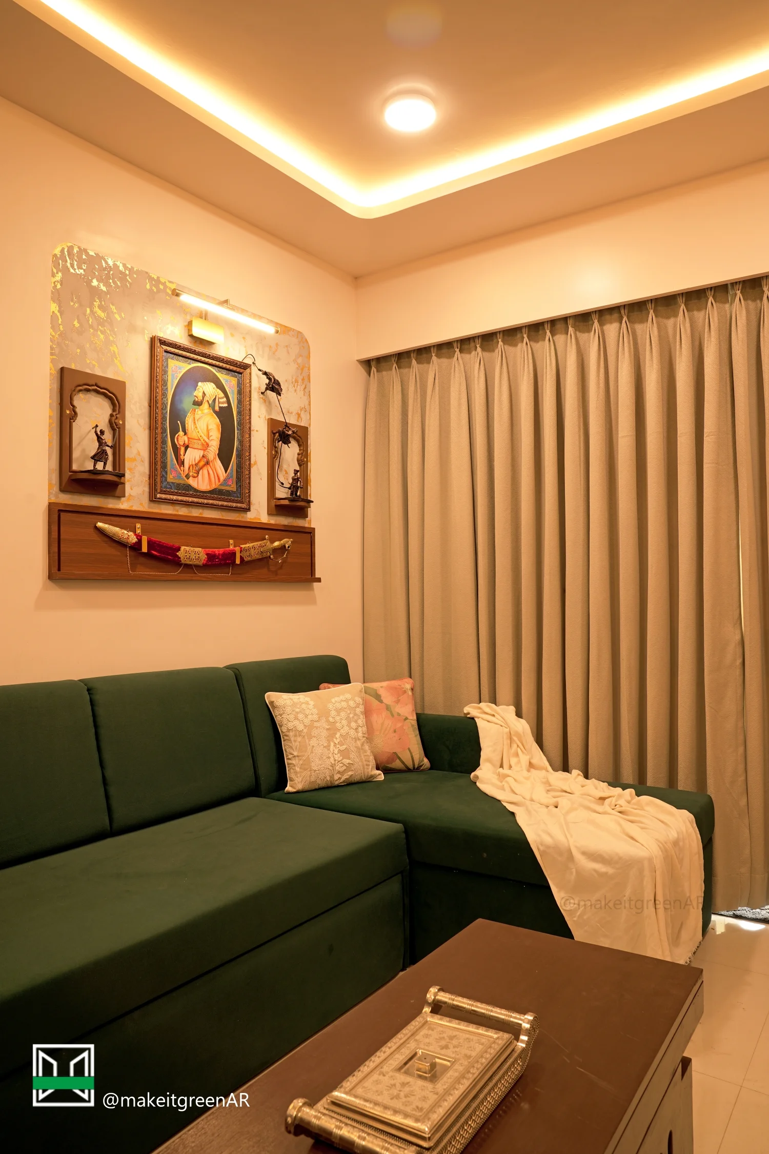 Living Room, Chandwadkar Residence